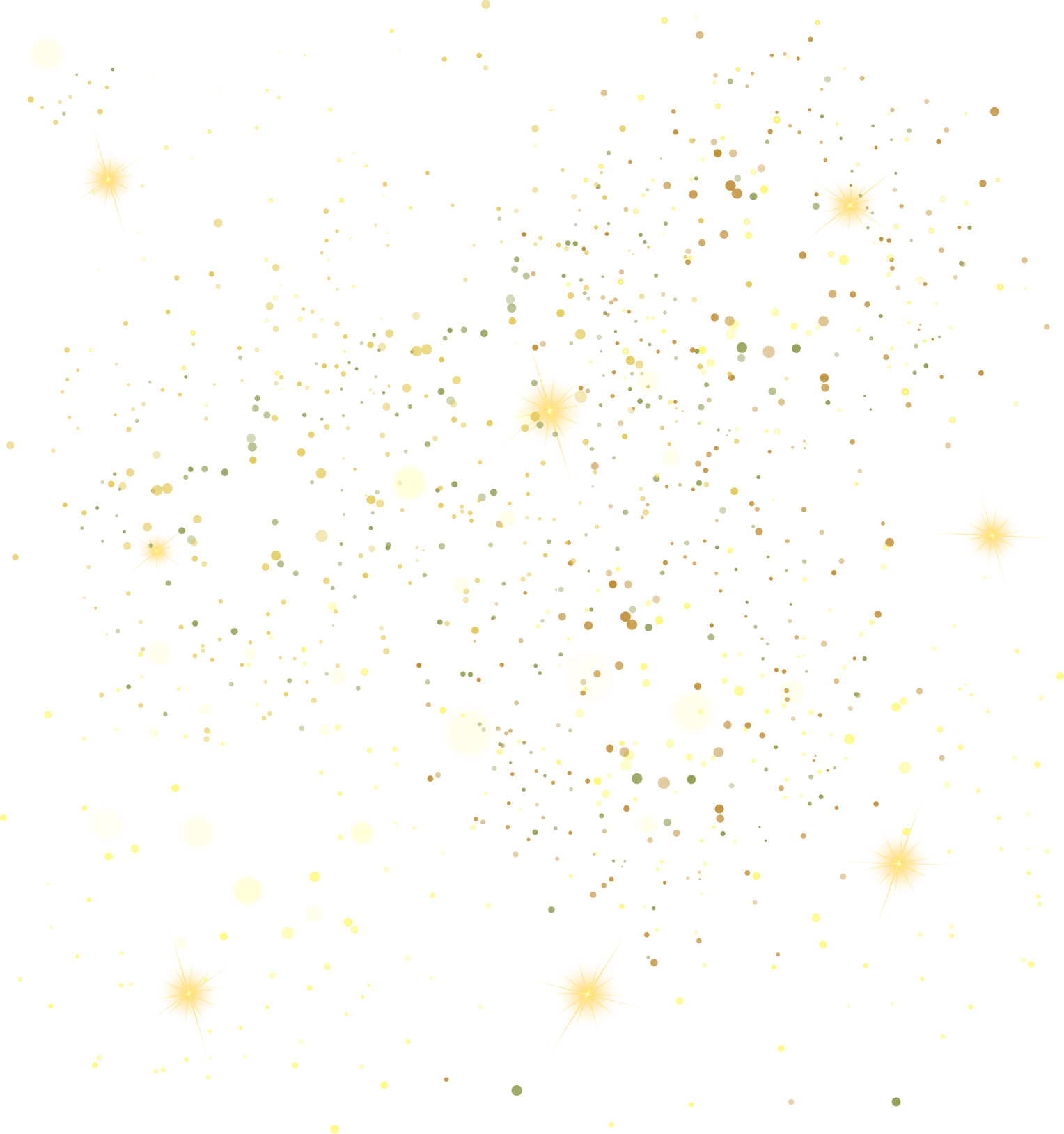 Golden Sparkles Illustration